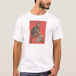 Camiseta Krampus Castigando Menina