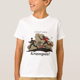 Camiseta Krampus Chases Kid