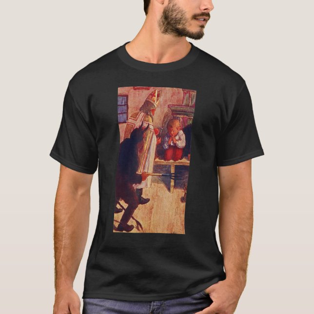 Camiseta Krampus Está Vindo Para A Cidade - Demônio De Nata (Frente)