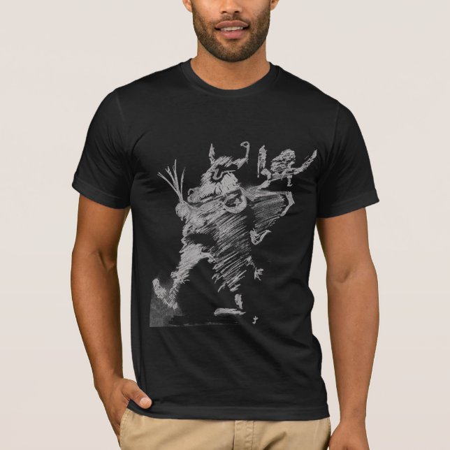 Camiseta Krampus para o Natal (Frente)