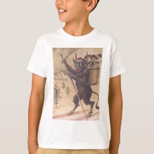 Camiseta Krampus Skiing Mulheres Sequestro