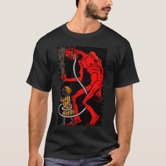 Camiseta Krampus tem uma língua longa!
