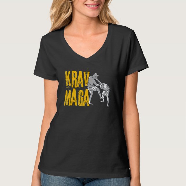 Camiseta Krav Maga Autodefesa (Frente)