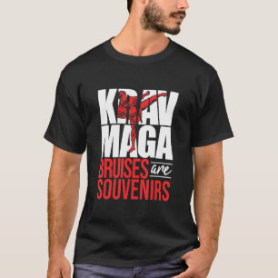 Camiseta Krav Maga Bruises São Souvenirs Autodefesa Israele