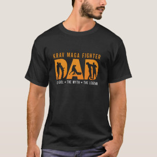 Camiseta Krav Maga Fighter Pai The Idol Martial Art Krav Mã