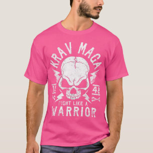 Camiseta Krav Maga luta como um guerreiro