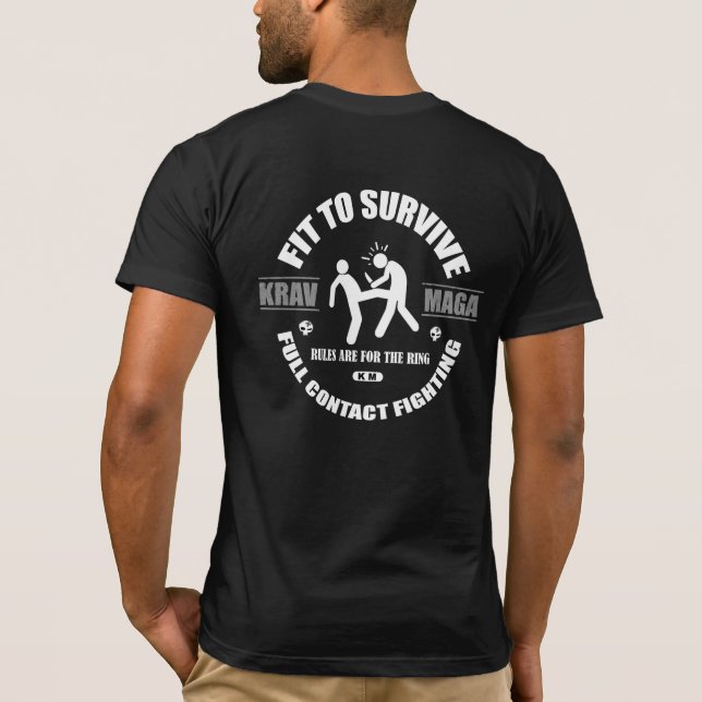 Camiseta Krav Maga: Manganês de Darwin (Verso)