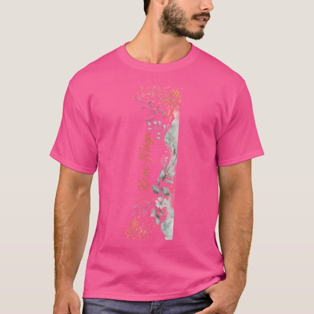 Camiseta Krav Maga Para Meninas Bonito (Frente)