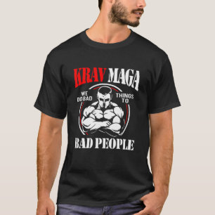 Camiseta Krav Maga Pessoas Más