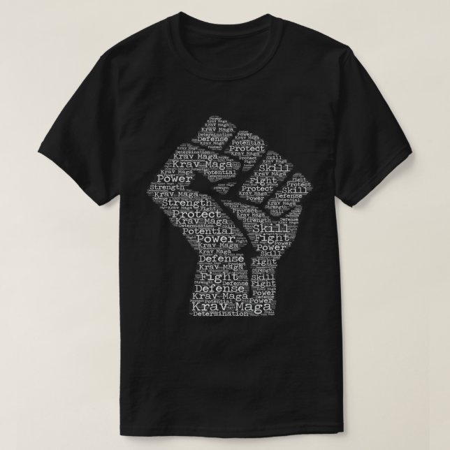 Camiseta Krav Maga T-Shirt - Seja Uma Arma - Combate À Defe (Frente do Design)