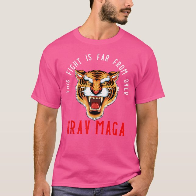 Camiseta Krav Maga Tiger - Combate E Autodefesa (Frente)