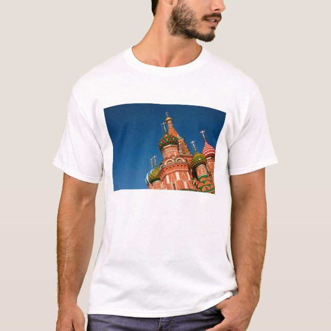 Camiseta Kremlin, Vasiliar Abençoado| Moscou, Rússia (Frente)