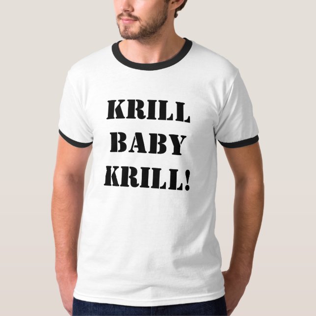 Camiseta Krill do bebê do Krill! (Frente)