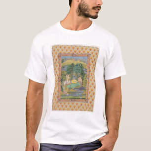 Camiseta Krishna e o Gopis (gouache no papel)