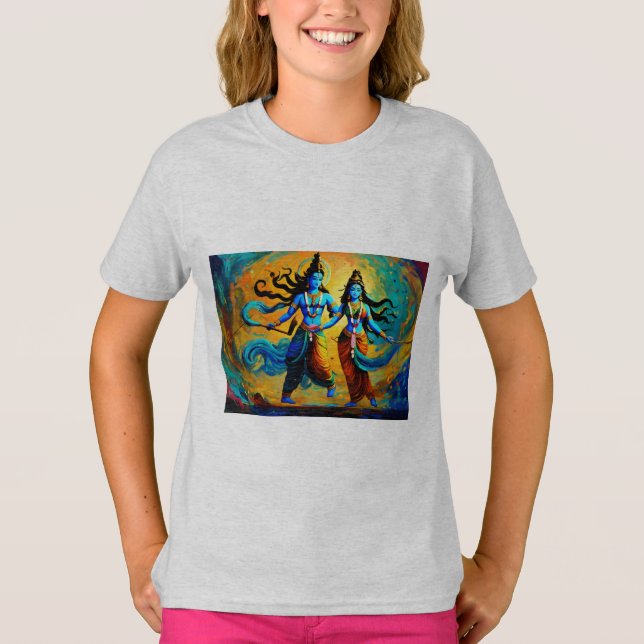 Camiseta Krishna e radha (Frente)