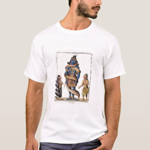 Camiseta Krishna espremeu pela serpente de Kaliya, 'de Voya