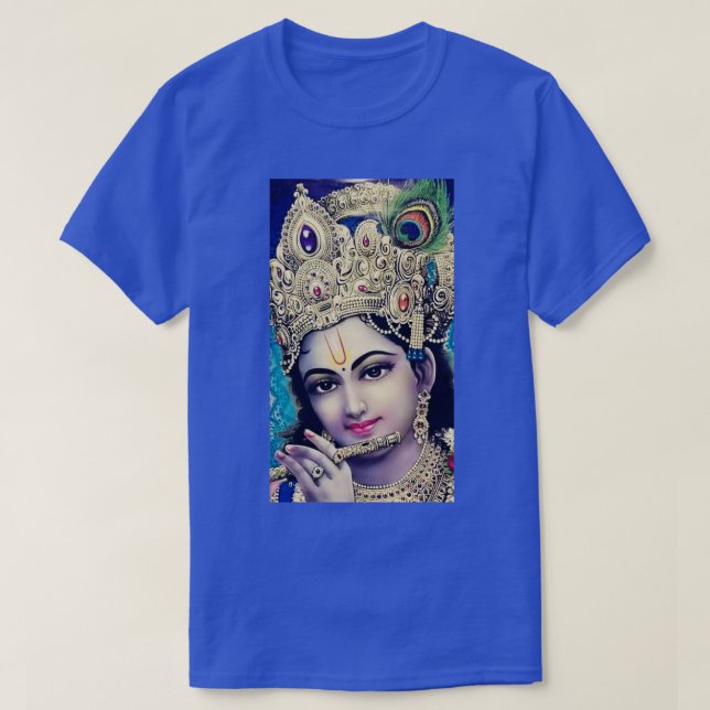 Camiseta Krishna Hindu Deus (Frente do Design)