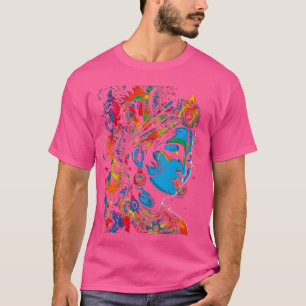 Camiseta Krishna Hindu Mythology God of Love, Tenderness, C