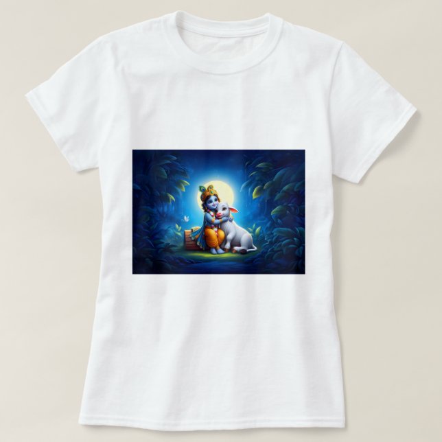 Camiseta krishna ji (Frente do Design)