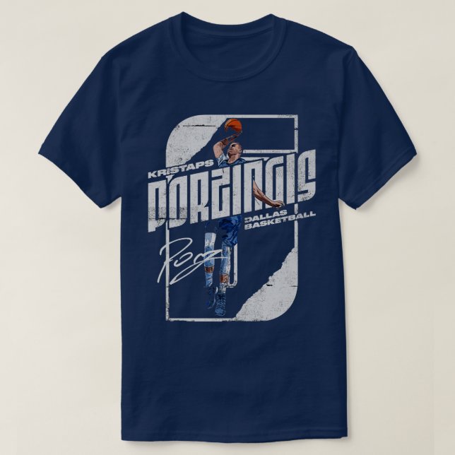 Camiseta Kristaps Porzingis Dallas Stretch TShirt (Frente do Design)