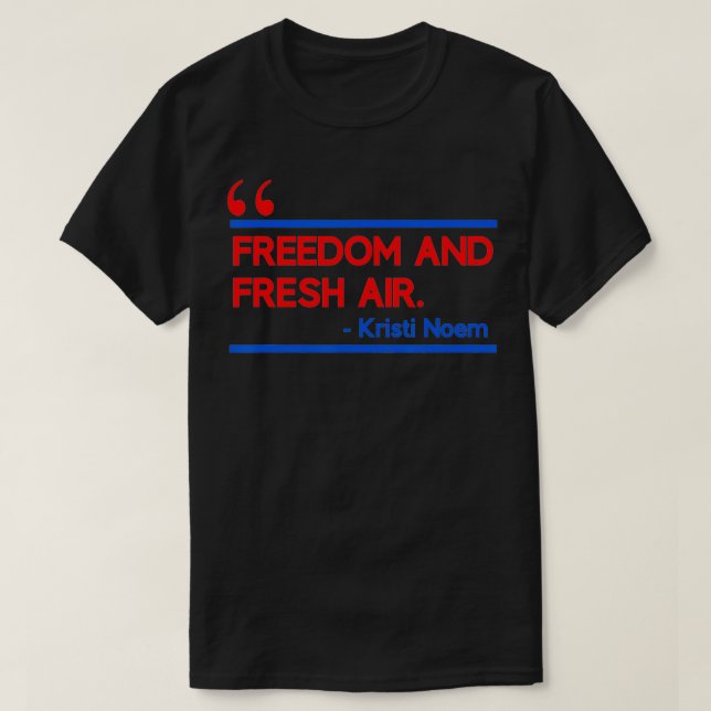 Camiseta Kristi Noem Cote Dakota do Sul (Frente do Design)