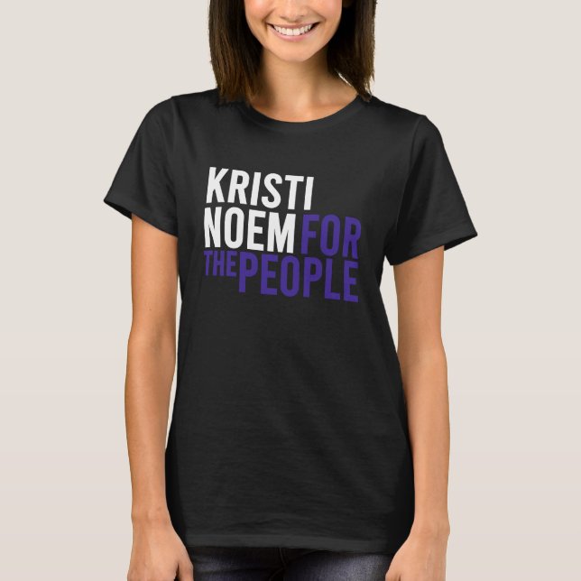 Camiseta Kristi Noem For The Pessoas 2024 Republican Patrio (Frente)