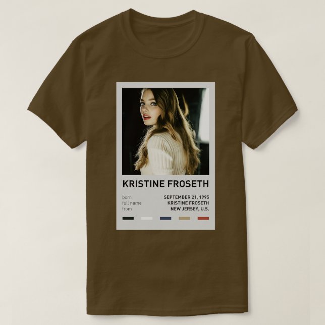 Camiseta Kristine Froseth TShirt 1 (Frente do Design)