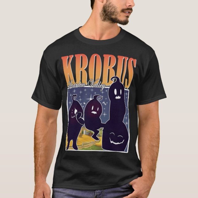 Camiseta Krobus retrô engraçado vintage (Frente)