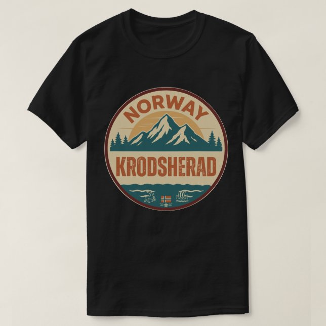 Camiseta Krodsherad, Noruega Noruega (Frente do Design)