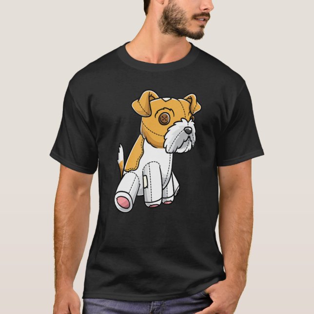 Camiseta Kromfohrlander Cachorro Kromi Animais Enchidos (Frente)