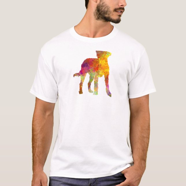 Camiseta Kromfohrlander in watercolor (Frente)