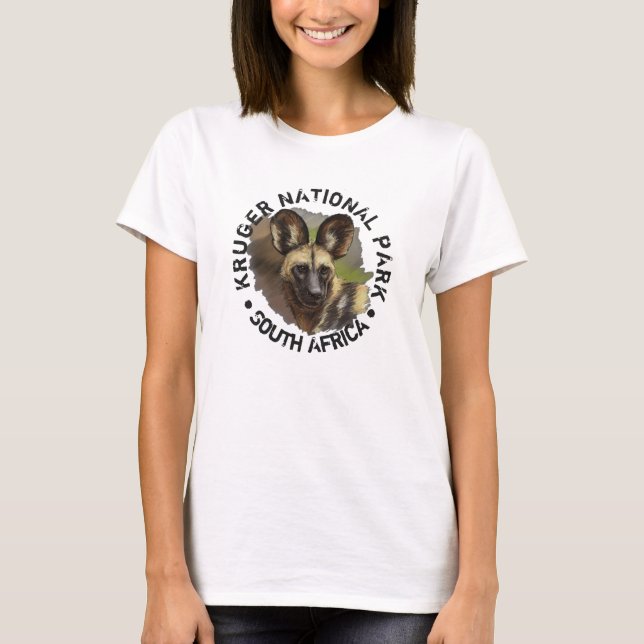 Camiseta Kruger National Park Wild Dog (Frente)