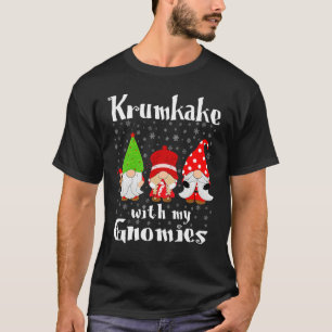 Camiseta Krumkake Com Meus Gnomos - Norueguês Waffle Cookie