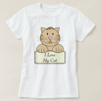 Camiseta KRW eu amo meu gato