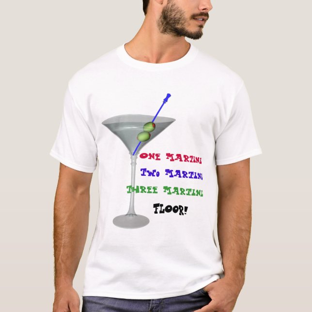 Camiseta KRW um Martini… (Frente)
