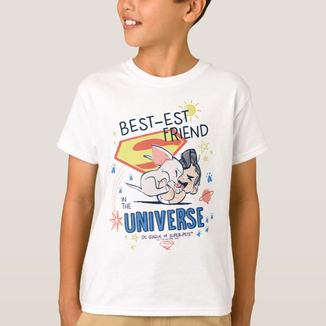 Camiseta Krypto & Superman: Melhor Amigo do Universo (Frente)