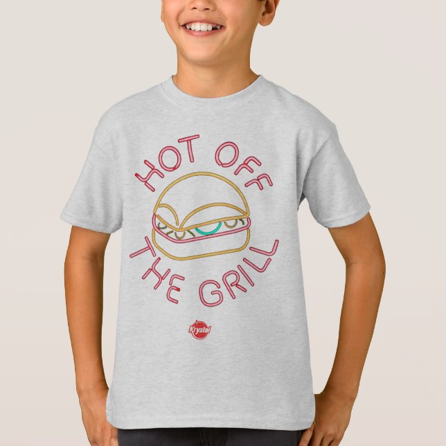 Camiseta Krystal quente fora da grade (Frente)