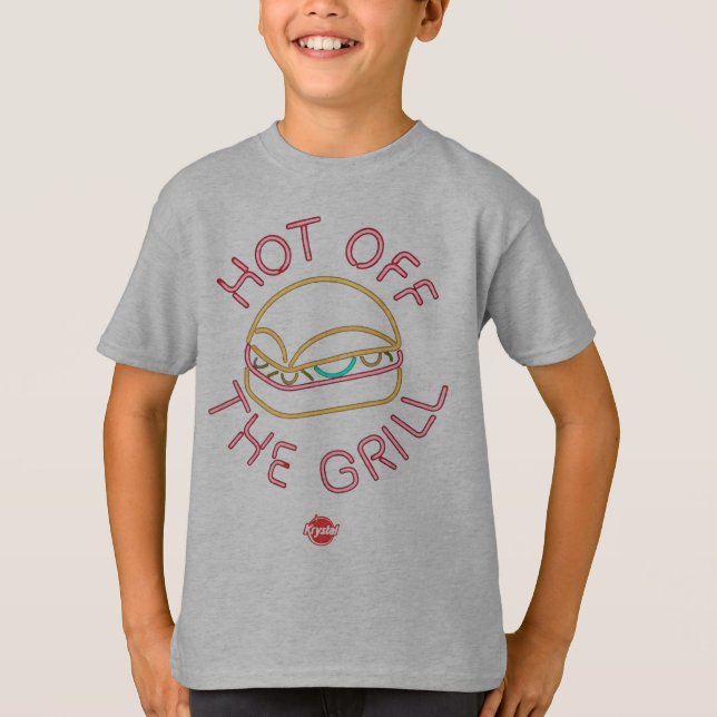 Camiseta Krystal quente fora da grade (Frente)