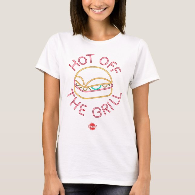 Camiseta Krystal quente fora da grade (Frente)