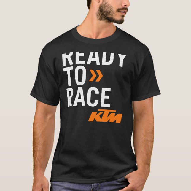 Camiseta Ktm Pronto Para Correr (Frente)