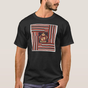 Camiseta Kuʻu Hae Aloha (minha bandeira amado), algodão