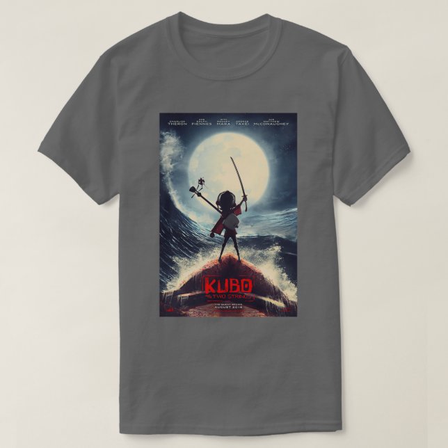 Camiseta kubo and the two strings 4 (Frente do Design)