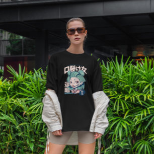 Camiseta Kuchisake Onna Japonês Yokai