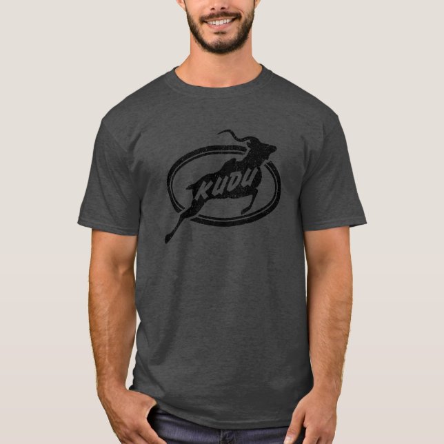 Camiseta Kudu Antelope Kalahari Safari Africa Bokke T-Shirt (Frente)