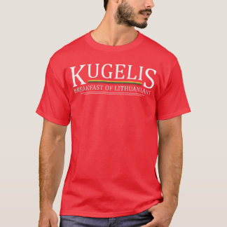 Camiseta Kugelis Café da Manhã dos Lituanos Engraçado Litua