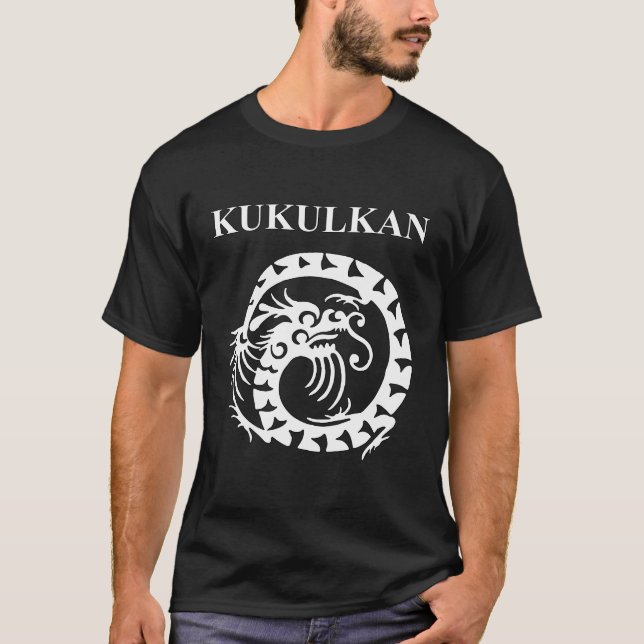 Camiseta Kukulkan Antigo Deus Serpente Maia (Frente)