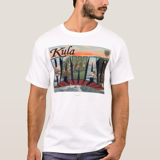Camiseta Kula, letra ScenesKula de HawaiiLarge, HI (Frente)
