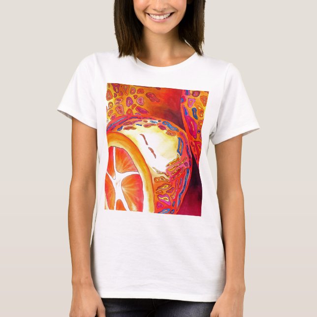Camiseta Kumquats orange fruta (Frente)