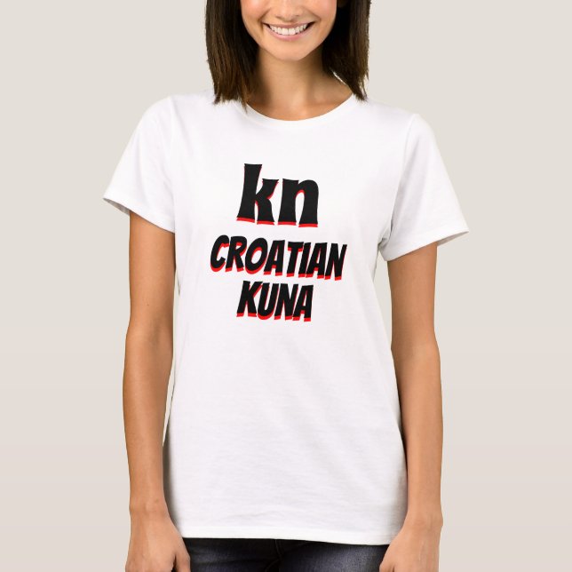 Camiseta kuna branca croata (Frente)