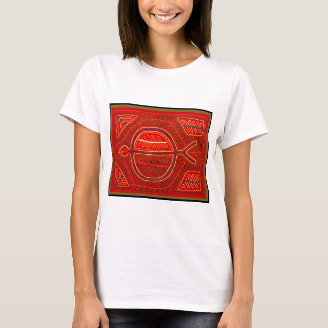 Camiseta Kuna Mola Stingray (Frente)